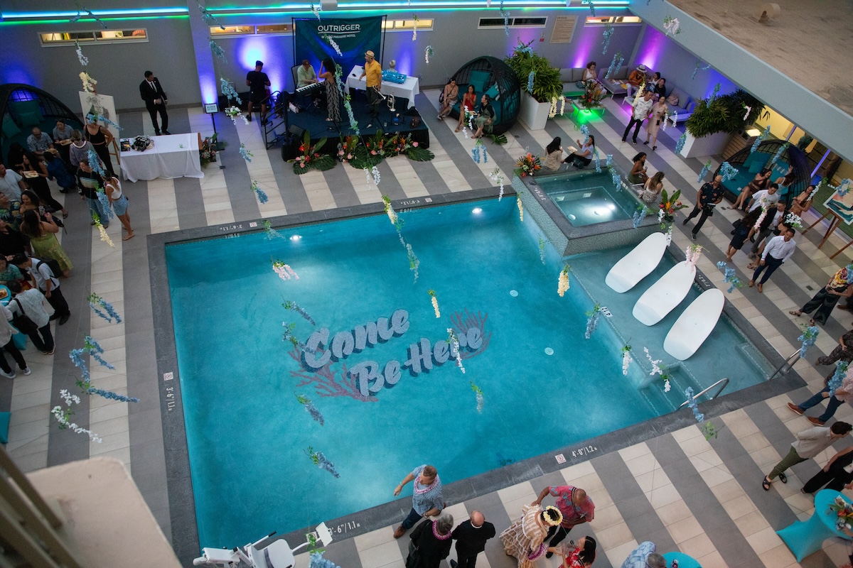 OUTRIGGER Waikiki Paradise Hotel Pool Unveiling Party