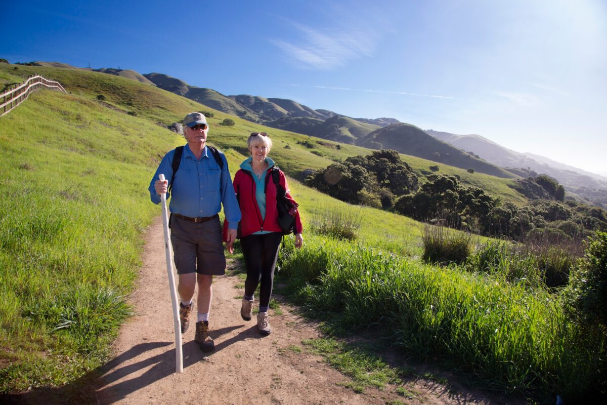 West Marin hiking couple