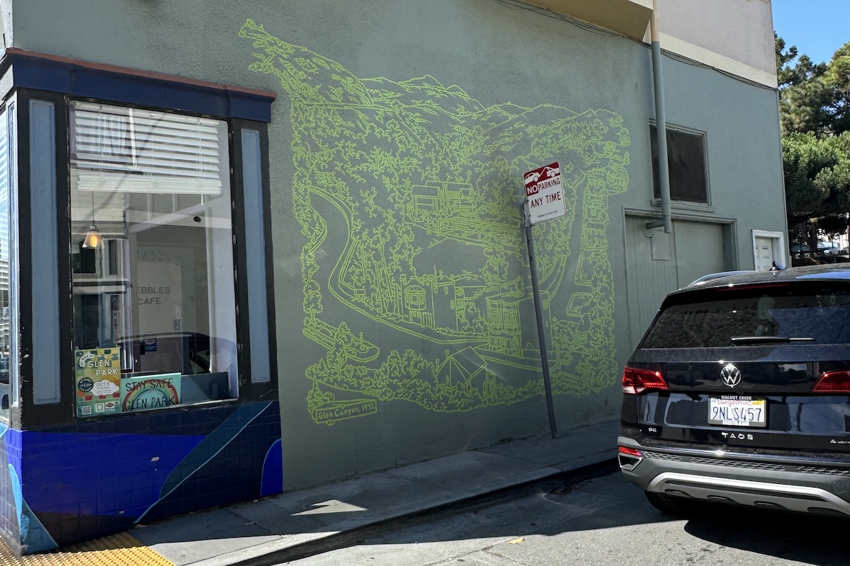 Another Amos Goldbaum mural.